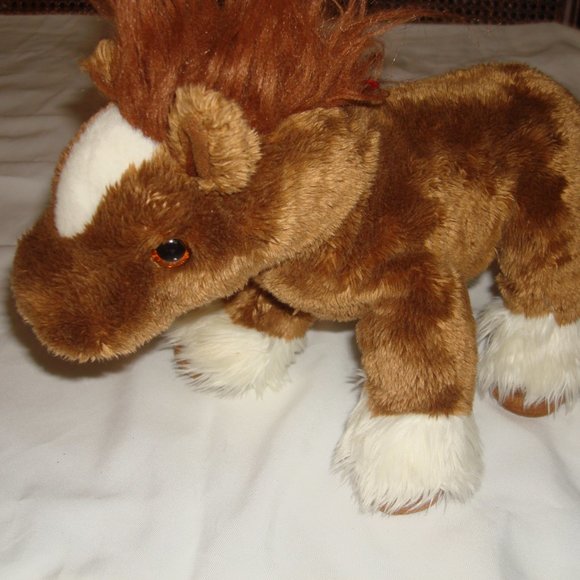 Ty Beanie Baby/Babies HOOFER Clydesdale Horse 2002 LARGE SIZE 12 1/2-13' - Picture 7 of 7